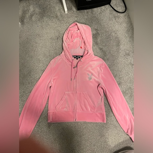 super soft playboy zip up hoodie! - Picture 2 of 2